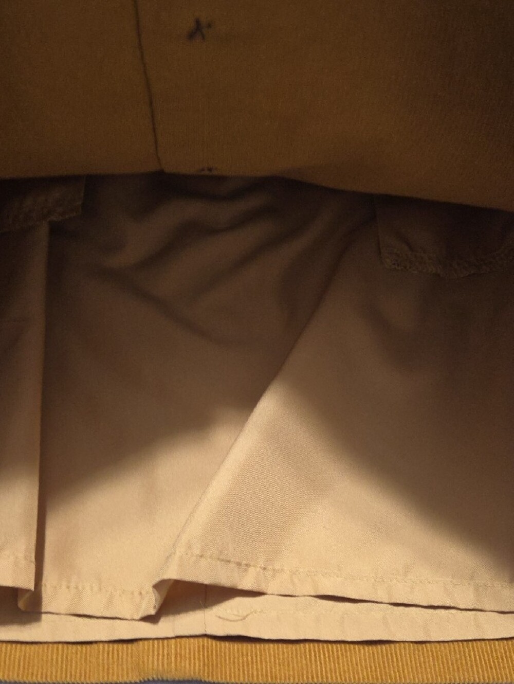 J. Crew Button-Front Corduroy Mini Skirt in Mustard 99% Cotton - Picture 4 of 9